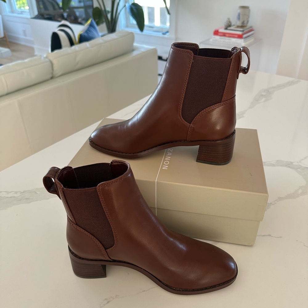 J. Crew Brown Chelsea Booties